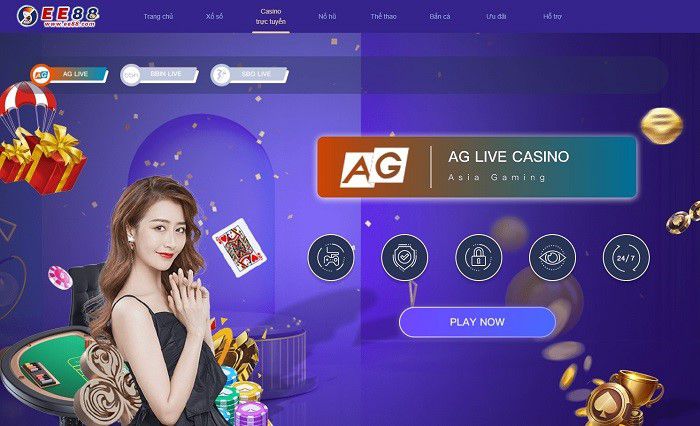 Game casino online Ee88 với những trò chơi hot nhất hiện nay